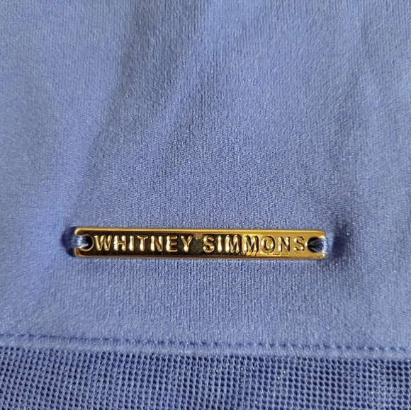 Gymshark x Whitney Simmons Long Sleeve Crop Top Beautiful Blue Size Medium - Picture 14 of 14